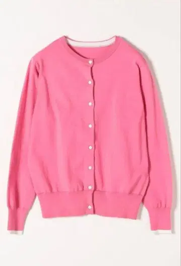 SHIPSany 긴팔 가디건 핑크