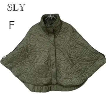 SLY 퀼팅 밀리터리 판초 사이즈 Free