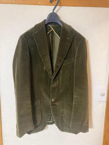 현행 모델 Belvest 벨베스트 코듀로이 자켓 46 카키