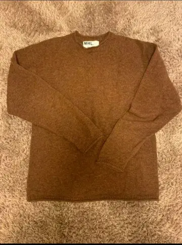 MHL 크루넥 풀오버 니트