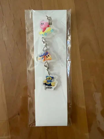 커비 아크릴 키링 3개 세트