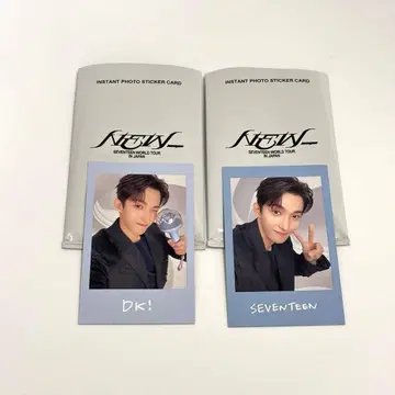 seventeen new dk 도겸 인스턴트 사진 트레이딩 카드