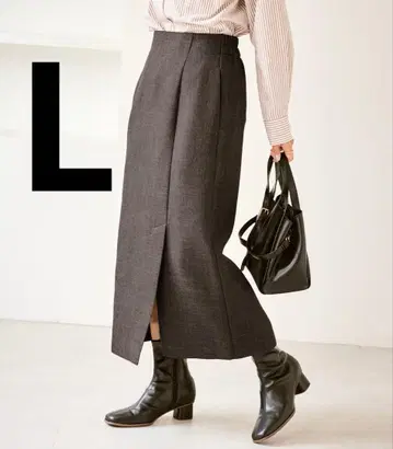 로페피크닉 쓰리톤 트위드 스커트