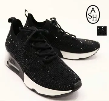 ASH 여성용 아쉬 비쥬 스니커즈 슬립온 큐빅 23.5cm