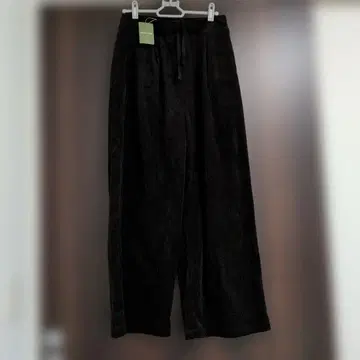 FREAK'S STORE 코듀로이 블랙 와이드 팬츠