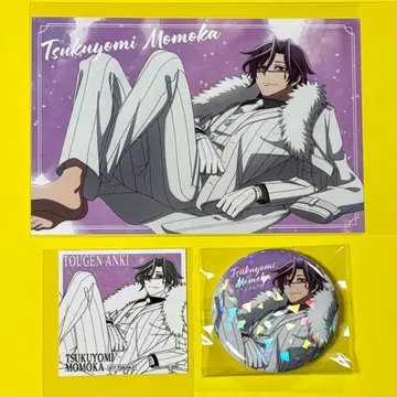 도원암귀 도쿄역 POP UP 캔뱃지 엽서 스티커 모모카 츠키요미