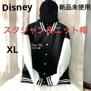 미사용 새상품 Disney 미키 미니 바시티 자켓 모자 XL