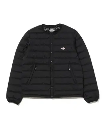 블랙 다운 자켓 단톤