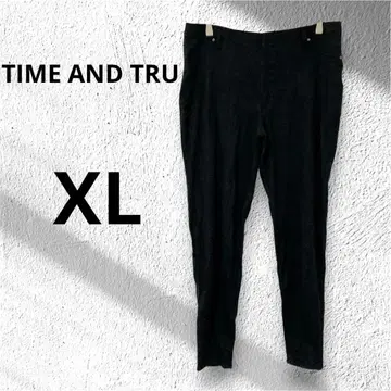 TIME AND TRU [ XL ] 허리밴딩 슬림핏 팬츠 블랙
