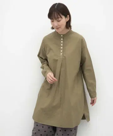 SUN VALLEY 옥스 헨리넥 튜닉