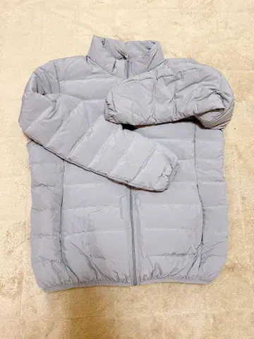 그레이 다운 자켓 L 여성용