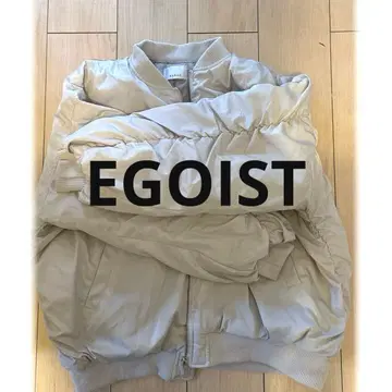 EGOIST MA-1 다운 자켓 프릴 슬리브 거의 새상품