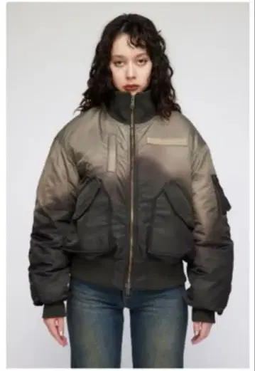 러그아젬 LAGUA GEM 그라데이션 MA-1 자켓