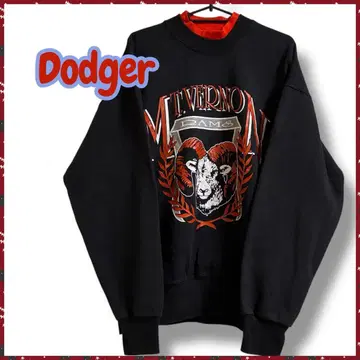 Dodger 맨투맨 트레이닝복 속기모 보아 안감 칼리지 맨투맨