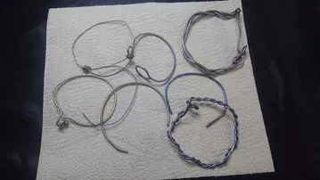 7개 세트 순 티타늄 뱅글 팔찌 세트