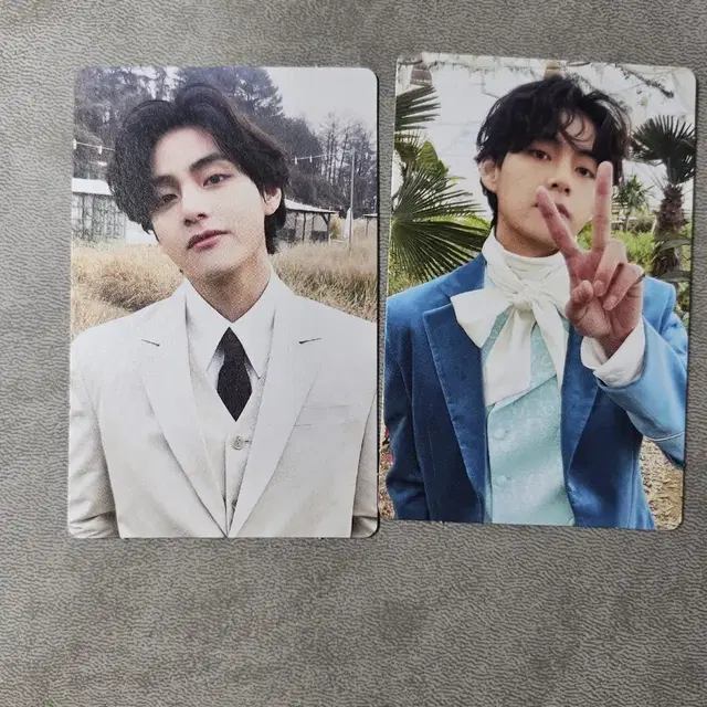 2장 일괄)bts 방탄 뷔 포토북 포카