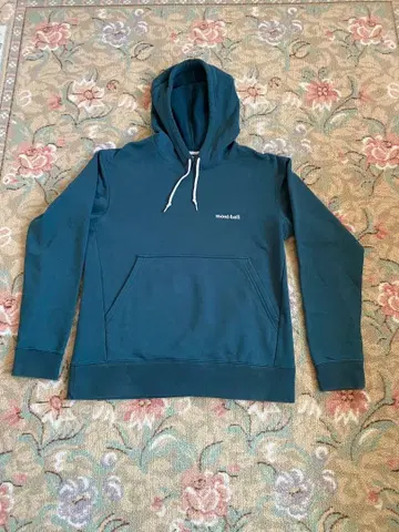 몽벨 코튼 후드티 2104648 남녀 공용 그린 M