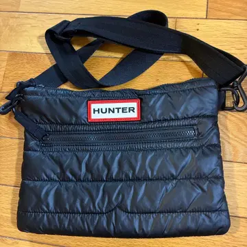 HUNTER 블랙 숄더백