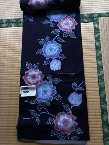 옷감 유카타 원단 면 100% 미사용