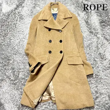 ROPE 로페 샤기 체스터 코트 카멜 7호 S 상당 새상품급