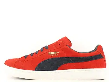 Puma 스웨이드 로우컷 스니커즈 레드/네이비 181649 03