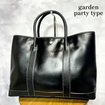 오더 천연 가죽 토트백 블랙 새상품급