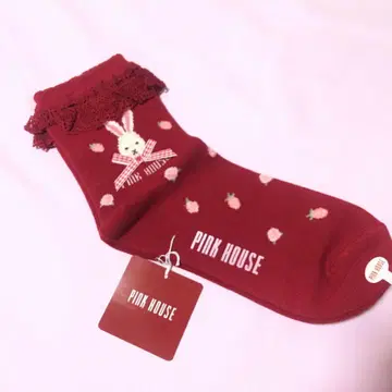 하트베리 토끼 양말 misako x erinko 핑크하우스