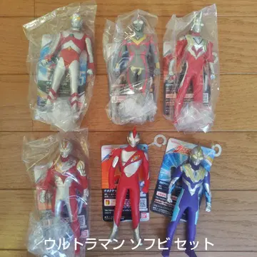 울트라맨 소프트 비닐 세트 피규어 인형