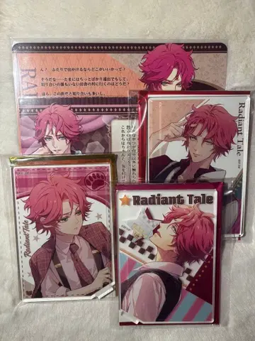 오토메이트 라디안테일 라디 아크릴 스탠드 메시지 카드 세트