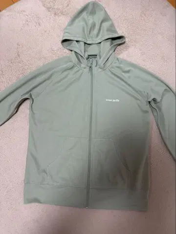 오션 퍼시픽 민트 그린 후드티