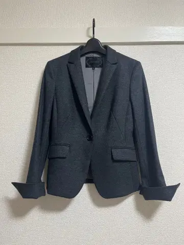 미사용 UNTITLED 그레이 테일러드 자켓