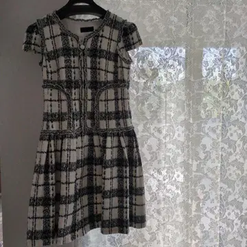 체크 무늬 원피스