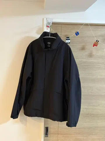 유니클로 (UNIQLO) 윈드프루프 스탠드 블루종