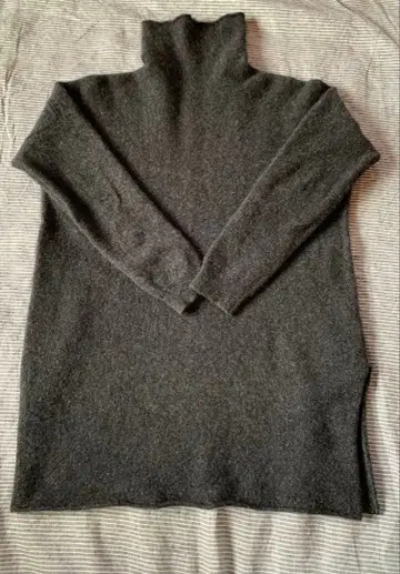 evam eva 캐시미어 울 튜닉 스웨터 그레이