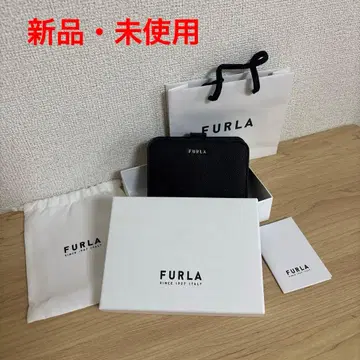 [ 미사용 새상품 ] FURLA 바빌론 2단 지갑 블랙