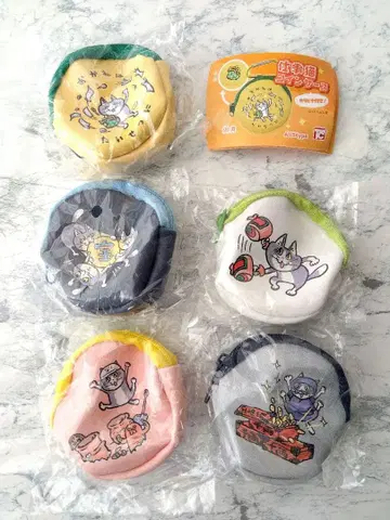 일하는 고양이 코인 케이스 5종 컴플리트