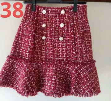 트란테안 손 드 모드 트위드 플레어 치마바지