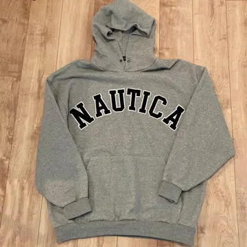 새상품급 NAUTICA 그레이 후드티