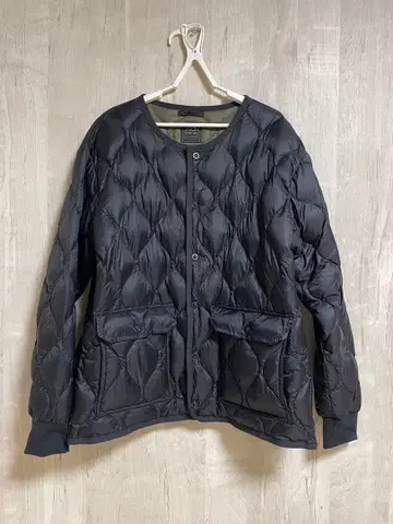 새상품급! TAION 블랙 퀼팅 다운 자켓