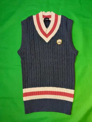 XXIO 젝시오 네이비 V넥 베스트 택 포함 새상품