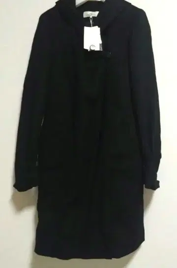 미사용 Address 울 롱 코트 블랙