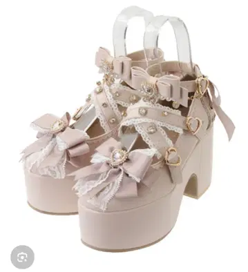 리즈리사 크로스 스트랩 리본 펌프스