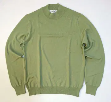 GRAN SASSO 모크넥 니트 48 하이 게이지 피스타치오