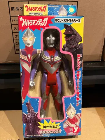 울트라맨 티가 미개봉 새상품 피규어 사운드&라이트 시리즈 유타카