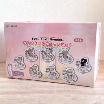 [ 미사용 새상품 ] 후쿠후쿠냥코 흔들흔들 아크릴 마스코트 컴플리트 세트