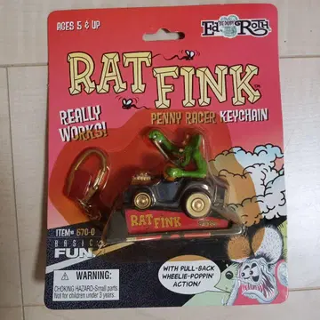 [레트로] RatFink Penny Racer Keychain 랫핑키