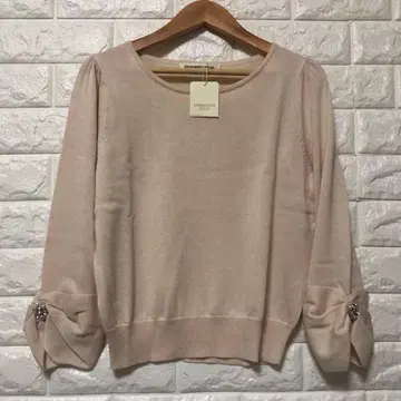 스트로베리 필드 [ 새상품 ] 니트 7부 소매 핑크 M