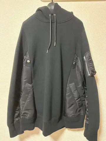 SACAI Sponge Sweatx Ma-1 후드티