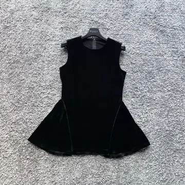 VELOUR NOIR 38 블랙 벨로아 상의 FOXEY