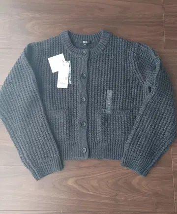UNIQLO 와플 니트 쿨넥 가디건 M 새상품